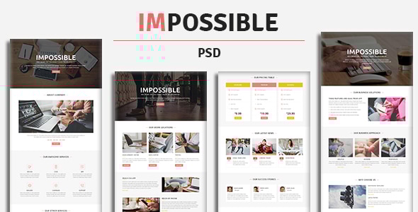 IMPOSSIBLE - PSD Template - Business Corporate