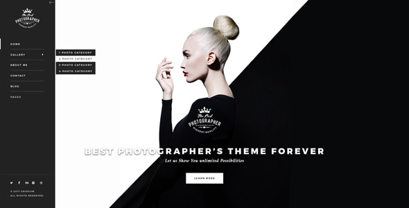 Photography bootstrap theme - Photography Creative