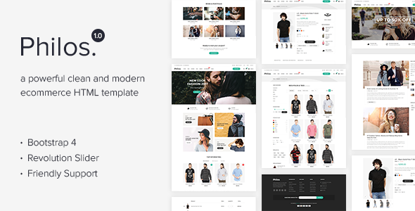 Philos - Responsive Ecommerce Html Template - Fashion Retail