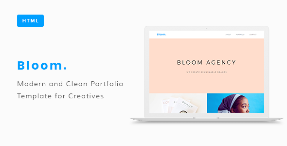 Bloom Portfolio HTML Template - Portfolio Creative