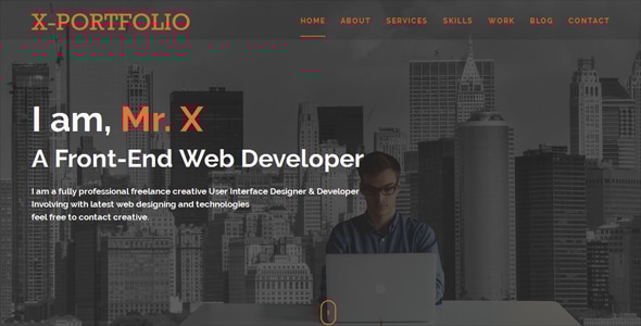 X-Portfolio HTML-5 Responsive Template - Portfolio Creative