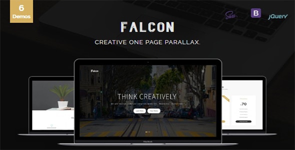 Falcon - Creative One Page Parallax - Creative Site Templates