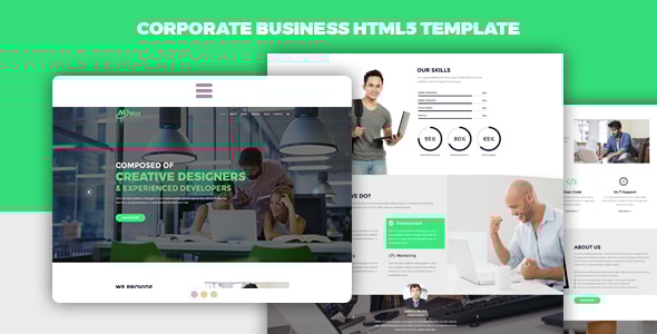 Mixit - Corporate Business HTML5 Landing Page Template - Corporate Site Templates