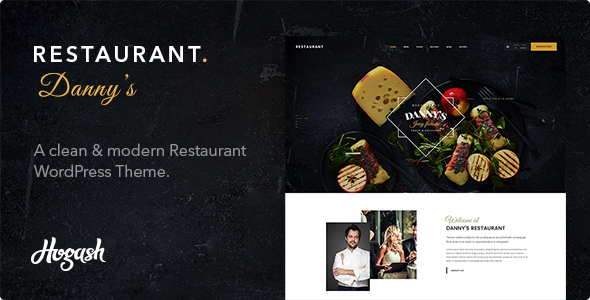 Dannys | Restaurant WordPress theme - Restaurants & Cafes Entertainment