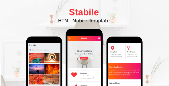 Stabile - HTML Mobile Template - Mobile Site Templates