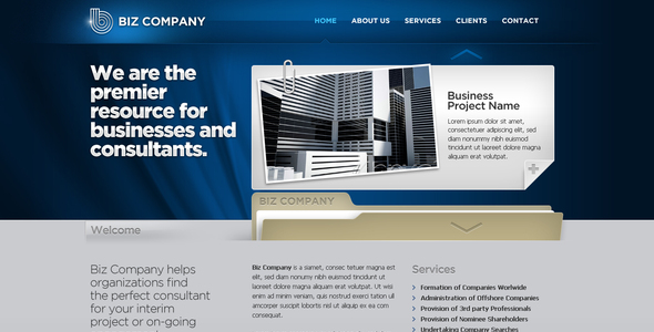 Business Template #08 - Business Corporate