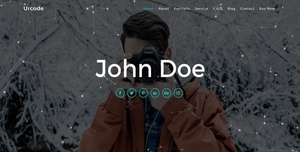 Urcode-Personal / Portfolio Template (Responsive) - Personal Site Templates