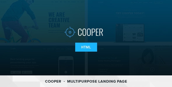 Cooper - HTML Responsive Template - Technology Site Templates