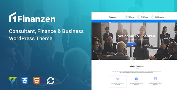 Finanzen - Consultant, Finance & Business WordPress Theme - Business Corporate