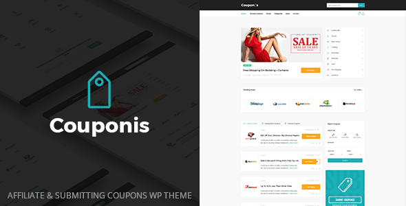 Couponis - Affiliate & Submitting Coupons WordPress Theme - Directory & Listings Corporate