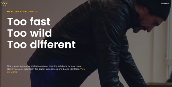 Wrap - Onepage Jekyll Theme - Jekyll Jamstack