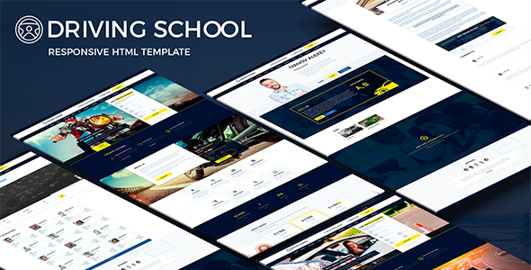 Driving School - Responsive HTML Template - Business Corporate