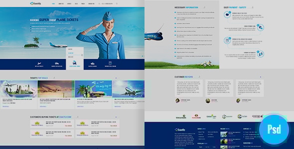 Exactly Psd Template - Travel Retail
