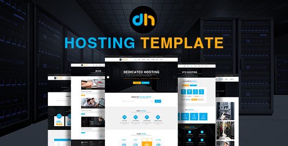 dHosting - Multi Purpose PSD Template - Hosting Technology