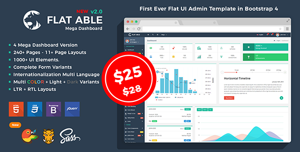 Flat Able - Bootstrap 5 Flat UI Admin Template - Admin Templates Site Templates