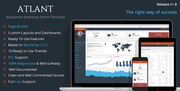 Atlant - Bootstrap Admin Template - Admin Templates Site Templates