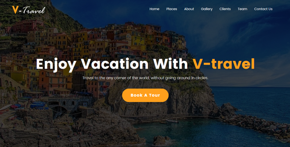 V-Travel - Travel agency Responsive Website Template - Travel Retail