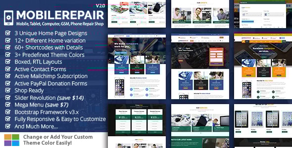 Mobile Repair HTML Template by ThemeMascot | ThemeForest