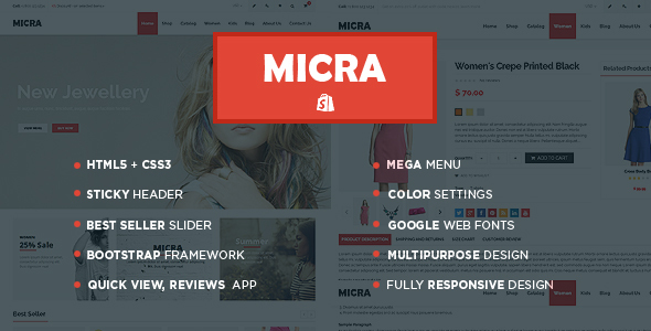 Micra Fashion Store Shopify Theme & Template - Fashion Shopify