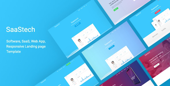Saastech - Software, Saas, App Responsive Template - Technology Site Templates