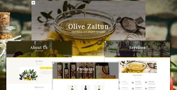 Olive Zaitun - Site Templates