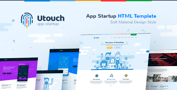 Utouch - Multi-Purpose Business and Digital Technology HTML Template - Software Technology
