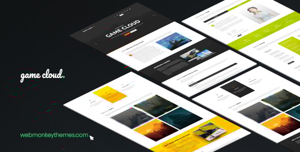 Game Cloud - Muse Template - Muse Templates