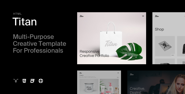 Titan - Creative HTML5 Template - Creative Site Templates