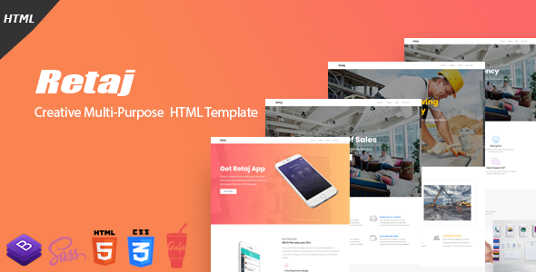 Retaj - One Page Multipurpose - Business Corporate