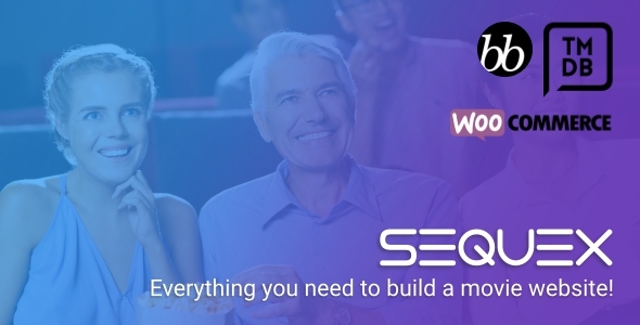 Sequex - WordPress Movie Database Theme - Film & TV Entertainment