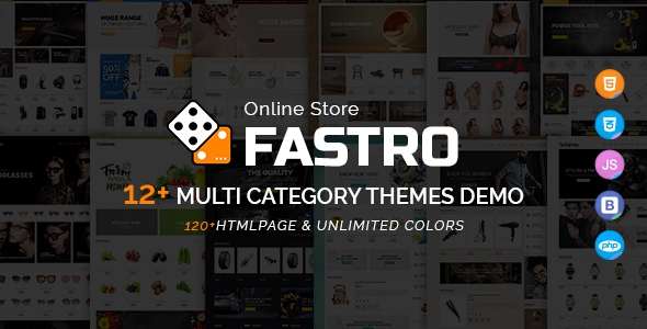 Fastro - E-Commerce Bootstrap Responsive Template by dashtheme ...