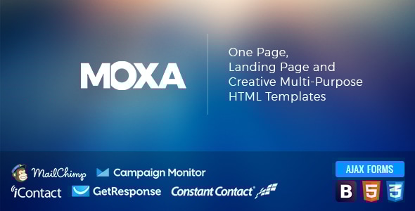 Moxa | Multi-purpose HTML Template and Landing Pages - Corporate Site Templates