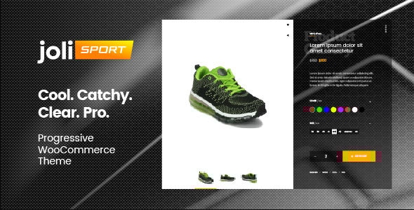 joli-sport - Progressive WooCommerce Theme - WooCommerce eCommerce