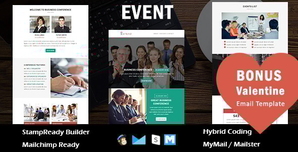Event - Multipurpose Responsive Email Template With Online StampReady Builder Access - Newsletters Email Templates