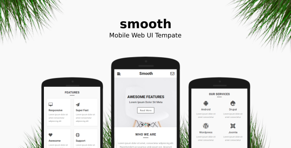Smooth | Mobile Web UI Template - Mobile Site Templates