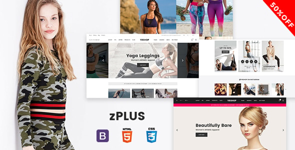 zPlus - Responsive Ecommerce Html Template - Retail Site Templates