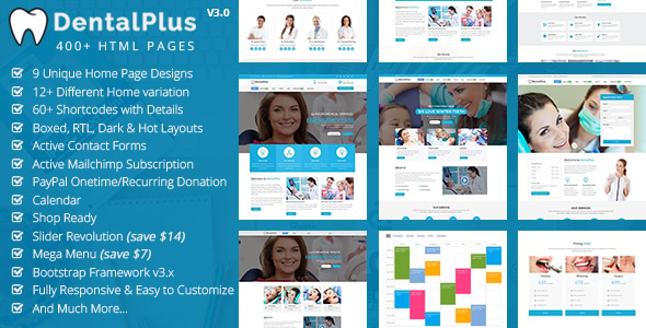 Dental Plus - Health Dentist HTML Template - Health & Beauty Retail