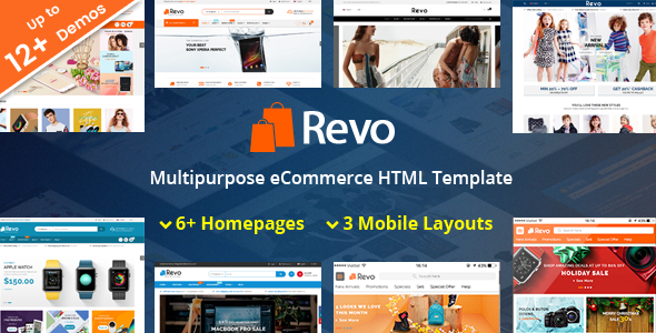 Revo - Responsive MultiPurpose HTML 5 Template (Mobile Layouts Included) - Retail Site Templates