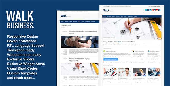 Walk - Responsive Business WordPress Theme - Business Corporate