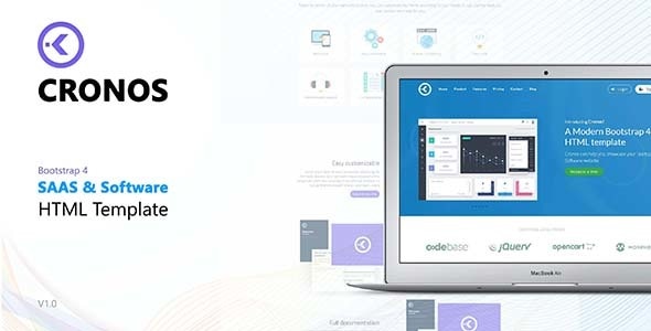 Cronos - Software/Startup HTML Template - Software Technology