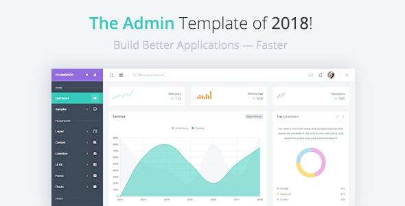 TheAdmin - Responsive Bootstrap 4 Admin, Dashboard & WebApp Template - Admin Templates Site Templates