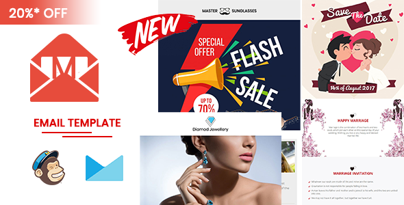 Mailio | Responsive Multipurpose Email Template With Online Builder - Email Templates Marketing