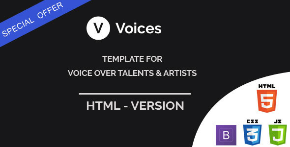 Voices - HTML Template for Voice Over Tallents by onewmedia | ThemeForest