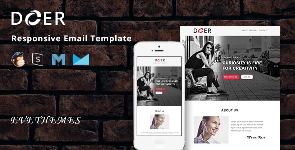 Doer - Responsive Email Template - Newsletters Email Templates