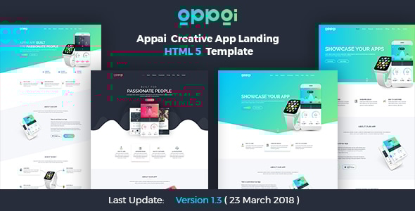 APPAI App Landing Page - Technology Site Templates