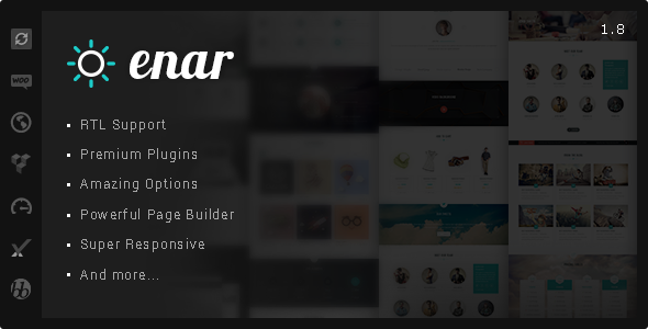 Enar - Responsive Multi-Purpose WordPress Theme - Creative WordPress
