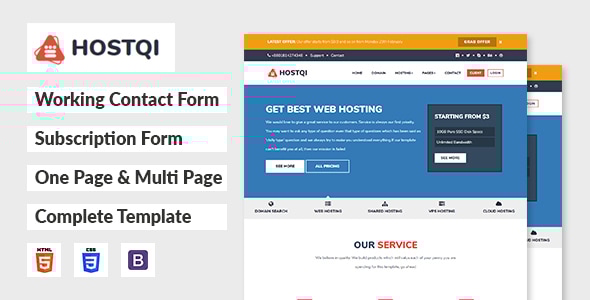 HostQi - HTML5 Responsive Hosting Template - Hosting Technology