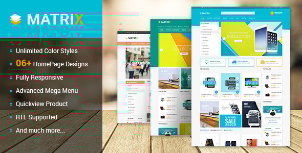Matrix - Multipurpose Responsive PrestaShop Theme - Shopping PrestaShop