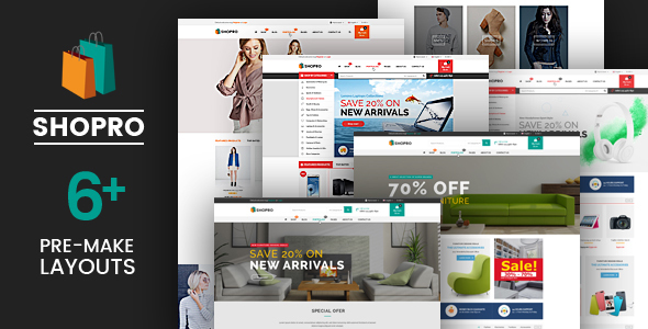 Shopro - Fashion Electronics Store HTML Template - Shopping Retail
