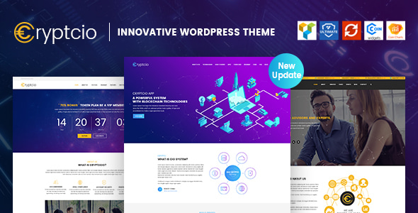 Cryptcio - Innovative WordPress Theme - Technology WordPress